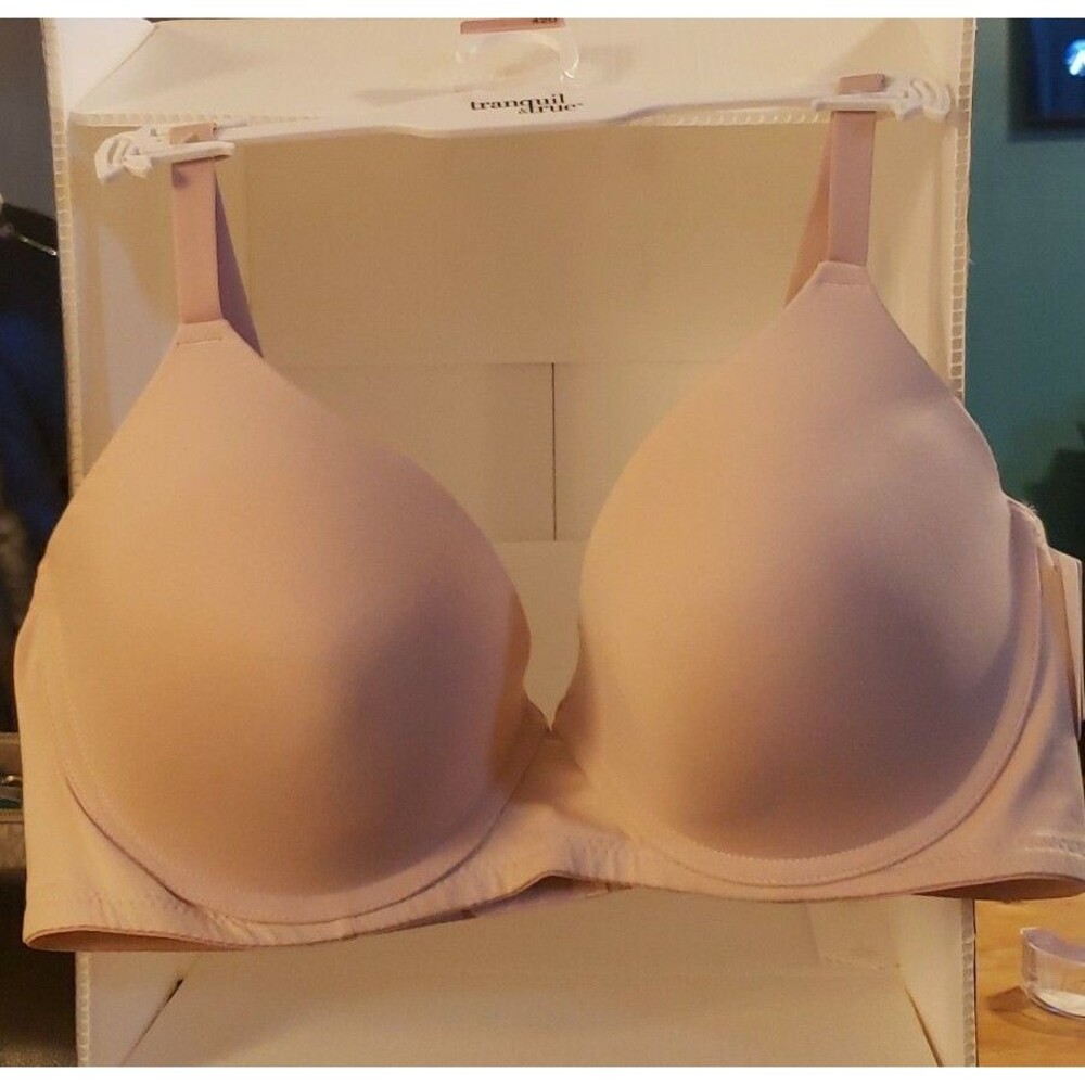Tranquil And True Tshirt Bra 42D Lightly Lined brushed Microfiber